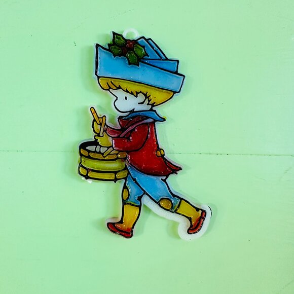 Vintage Joan Walsh Anglund Christmas Ornaments Set of Three Vintage 80s Xmas - Picture 7 of 7